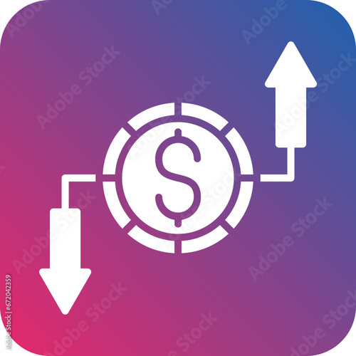 Vector Design Budget Breakdown Icon Style