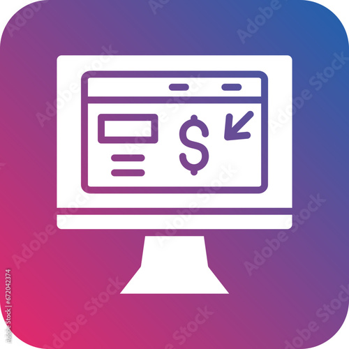 Vector Design Crowdfunding Portal Icon Style