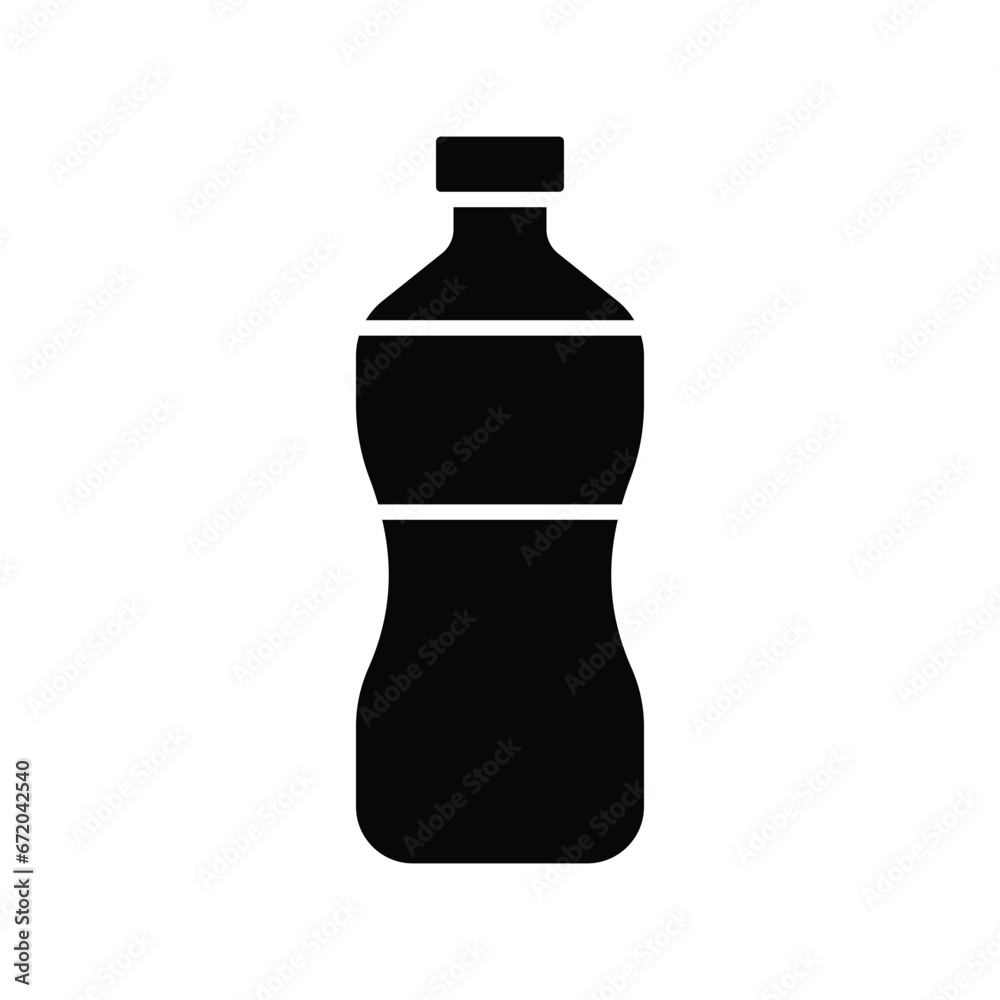 water bottle icon vector design template simple and clean