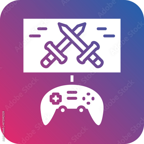 Vector Design Battle Royale Icon Style