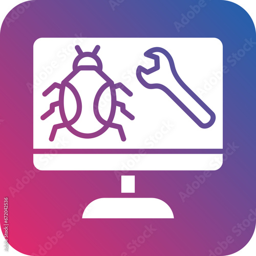Vector Design Bug Fixes Icon Style