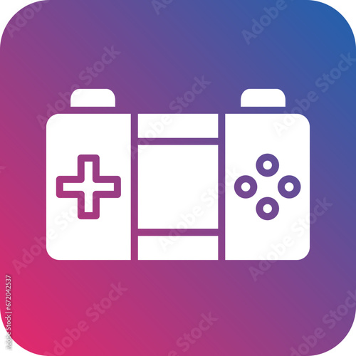 Vector Design Console Game Icon Style