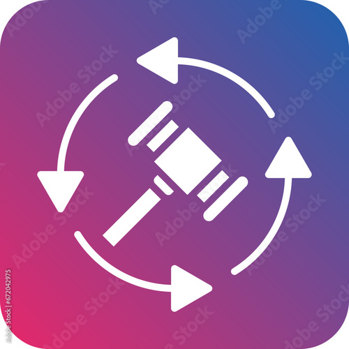 Vector Design Reserve Bid Auction Icon Style
