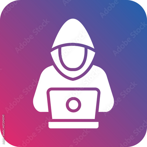 Vector Design Hacker Icon Style