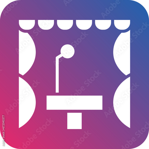 Vector Design Stage Planing Icon Style