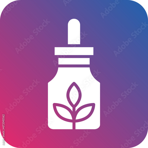 Vector Design Cbd E Liquid Icon Style