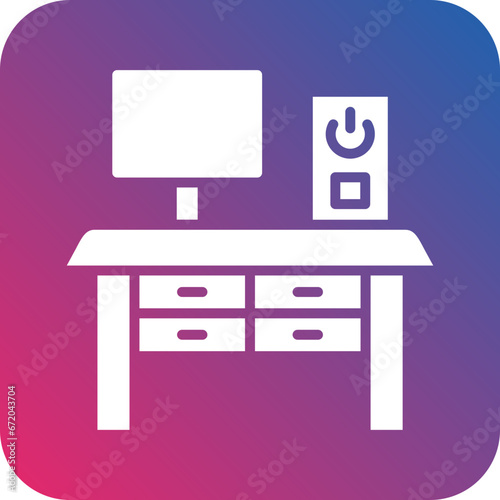 Vector Design Workplace Icon Style