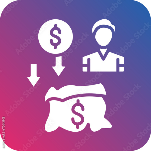 Vector Design Crowdfunding Icon Style