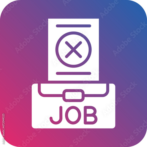 Vector Design Job Loss Icon Style