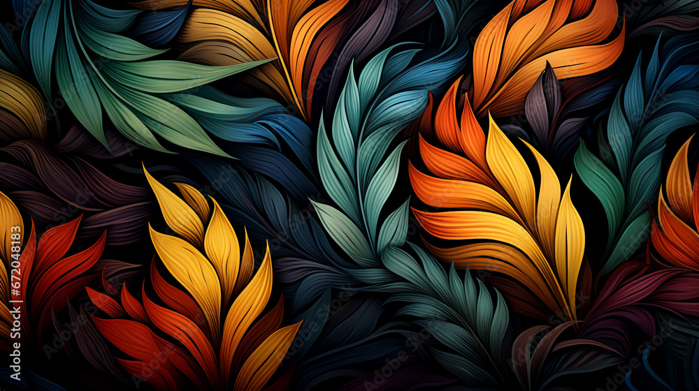Botanical Artistry Abstract Botanical Artistry Abstract