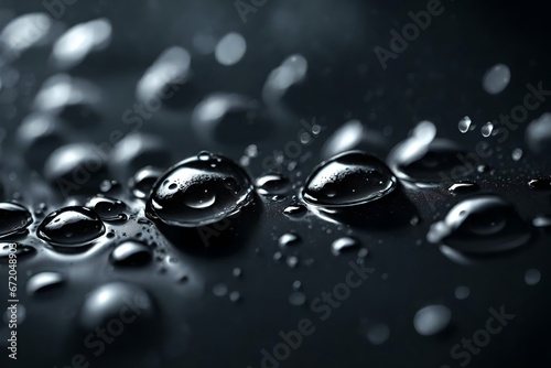 drops of water generated by AI technology