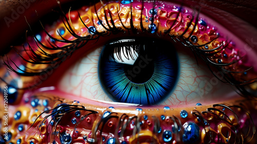 Artistic Eye Close-Up