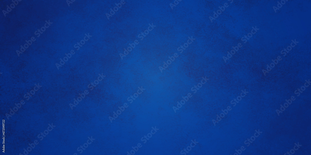 Dark blue wall backdrop, grunge background or texture