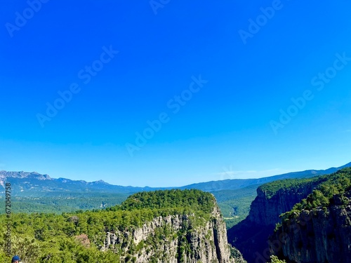 landscape with mountains and sky