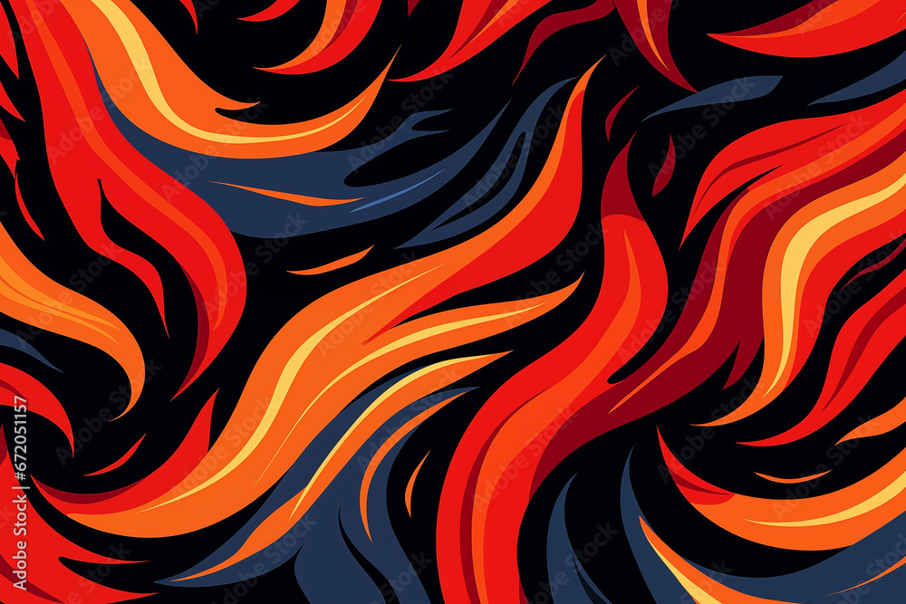 fire flames seamless background Generative AI fire flames seamless background Generative AI