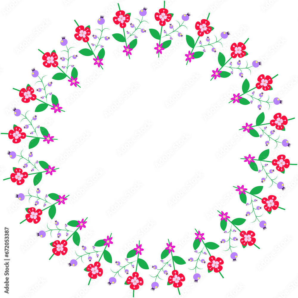 floral wreath