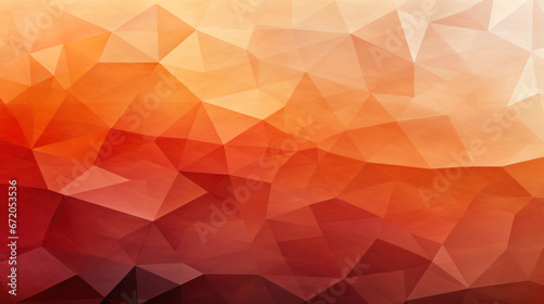 Low Poly Triangle Mosaic in Rustic Reds