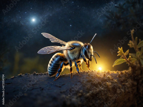 bee on a flower © Nipun Sangeeth