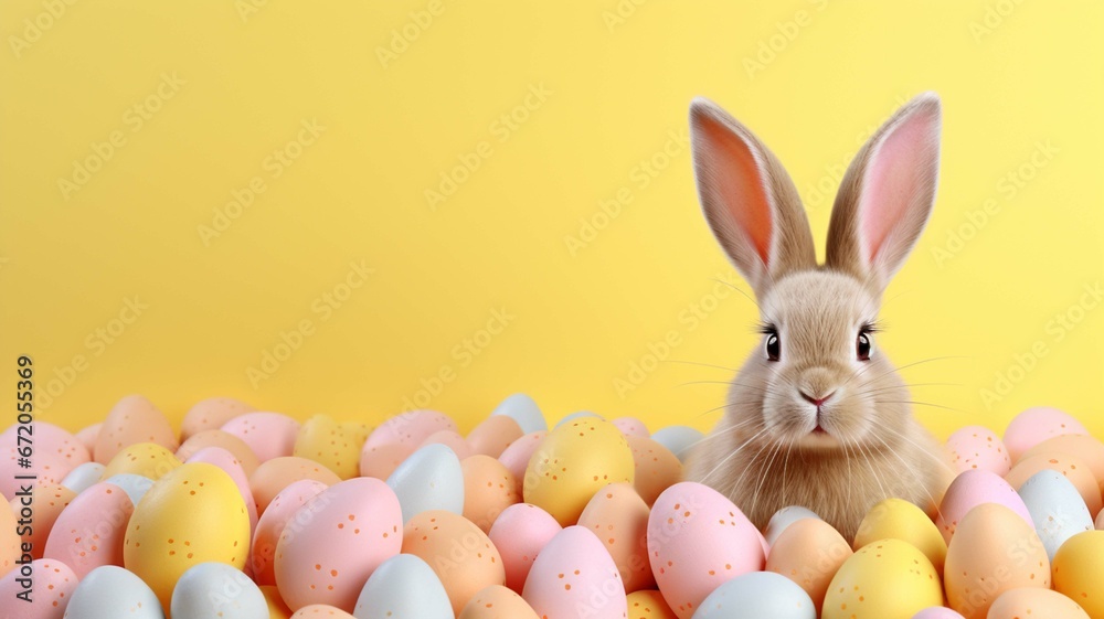 Easter bunny, Easter eggs, spring Easter bunny, Easter eggs, spring