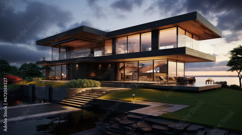 Obraz premium modern house