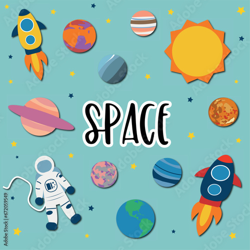 Space cliparts
