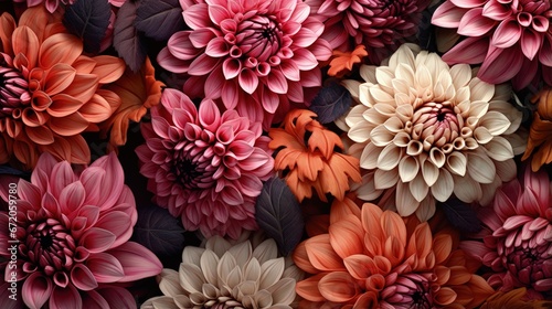 allover floral 3d pattern design for kurti saree dupatta and wallpaper © HN Works
