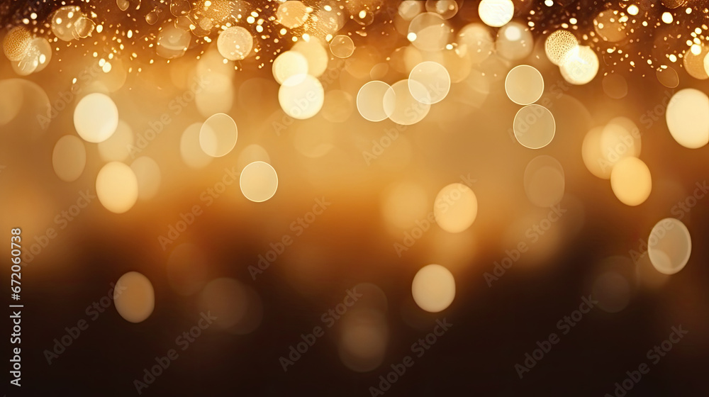 Bokeh and blurred light in the night for background