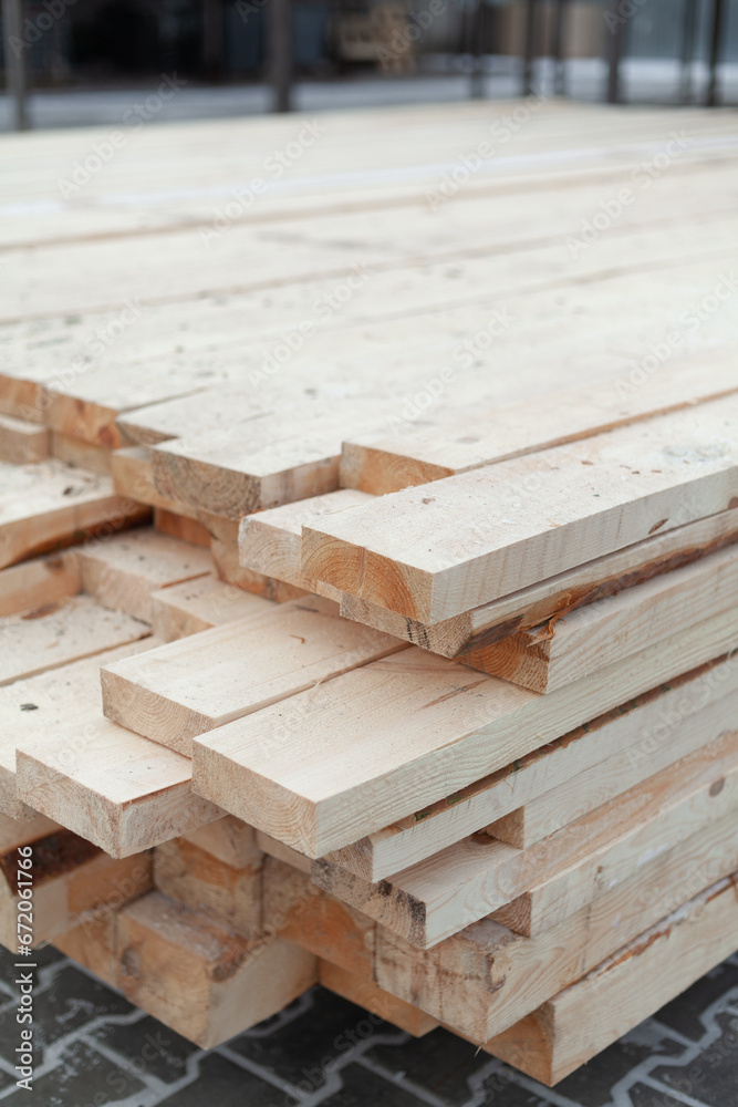Woodworking, lumber, unloading, board, rail, beam Woodworking, lumber, unloading, board, rail, beam