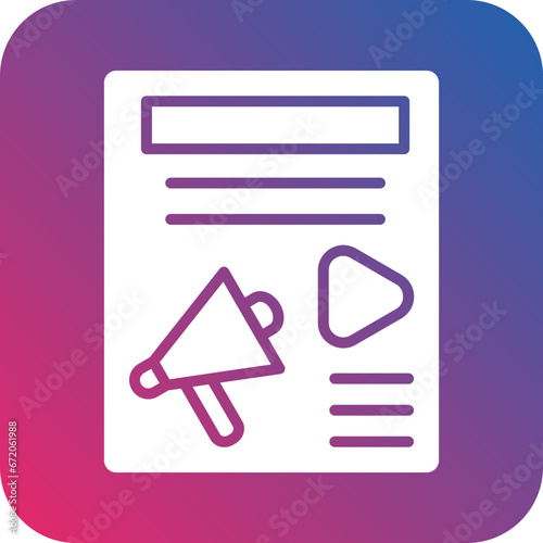 Advertorial Icon Style