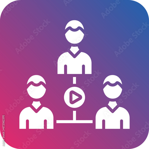 Engaging With Audience Icon Style