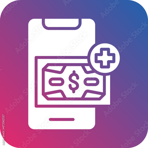 Prepaid Top Up Icon Style