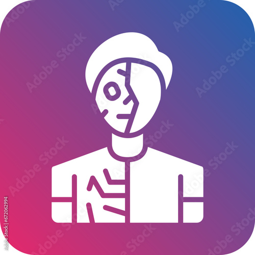 Cyborg Icon Style