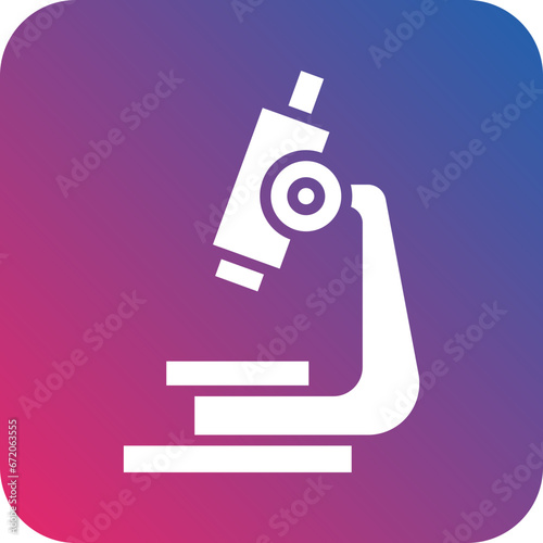 Microscope Icon Style