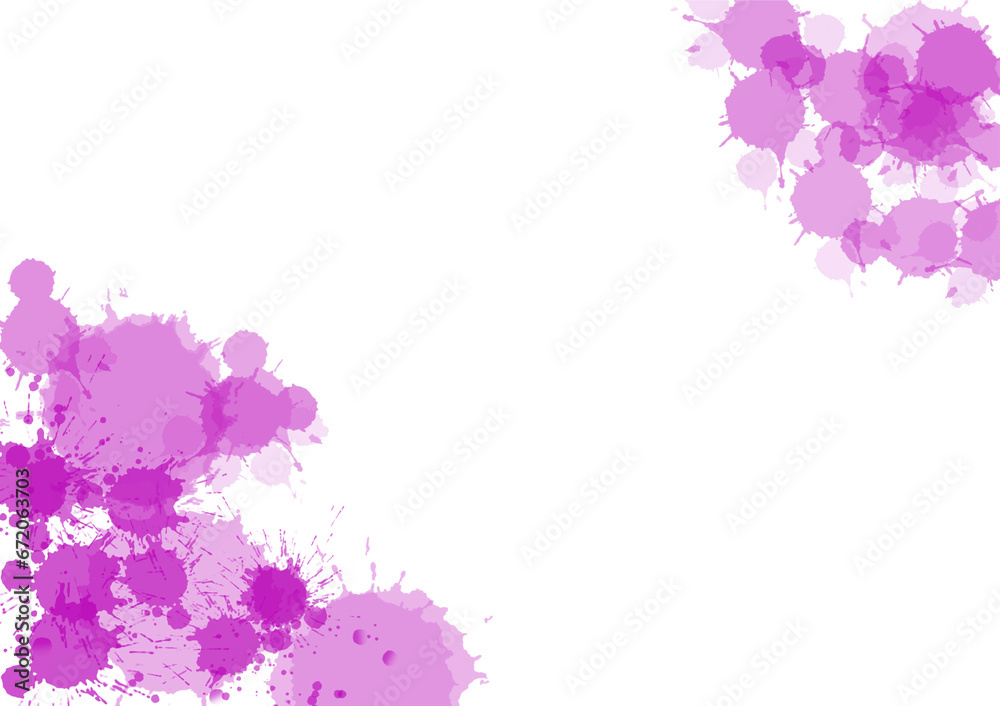 White background in conjunction with Purple and pink blobs are used in media designs, backdrops and cards. White background in conjunction with Purple and pink blobs are used in media designs, backdrops and cards.