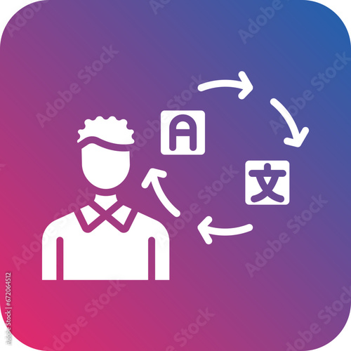 Freelance Translator Icon Style