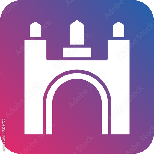 Dubai Gate Icon Style