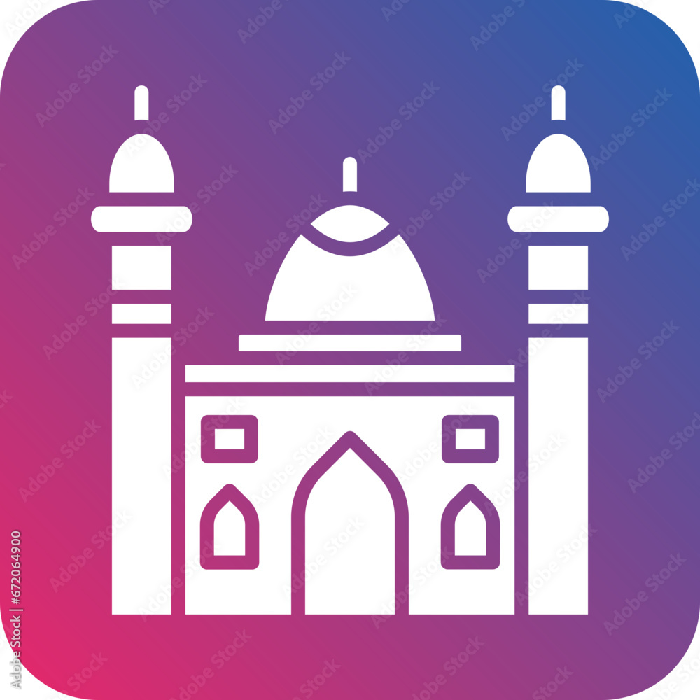 Mosque Icon Style Mosque Icon Style
