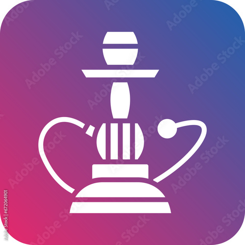 Hookah Icon Style
