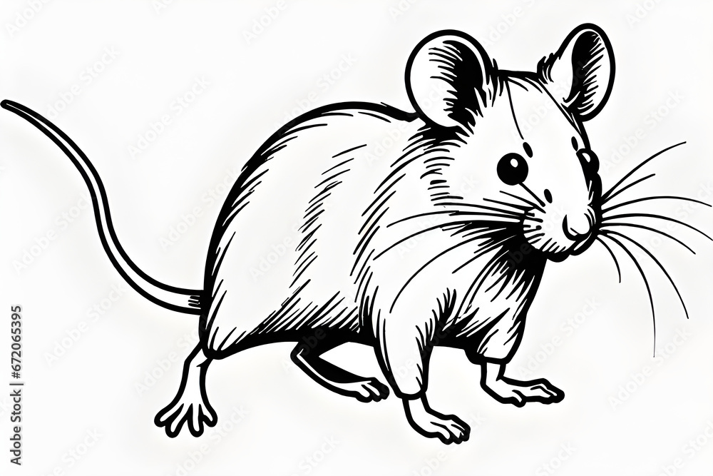 cute mouse Generative AI cute mouse Generative AI
