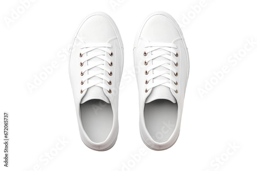 Sneakers Mockup on transparent background.