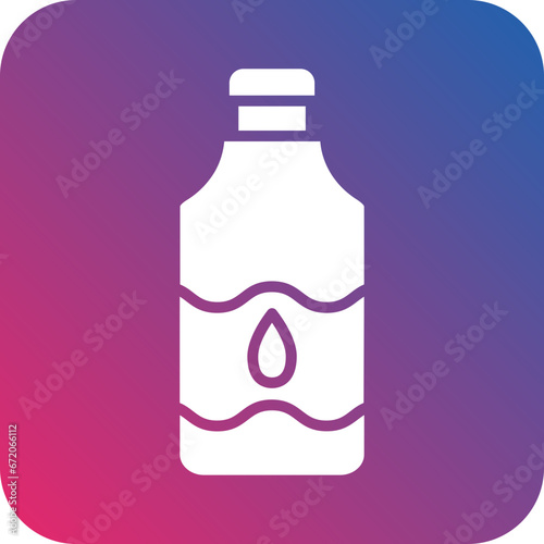 Water Bottle Icon Style