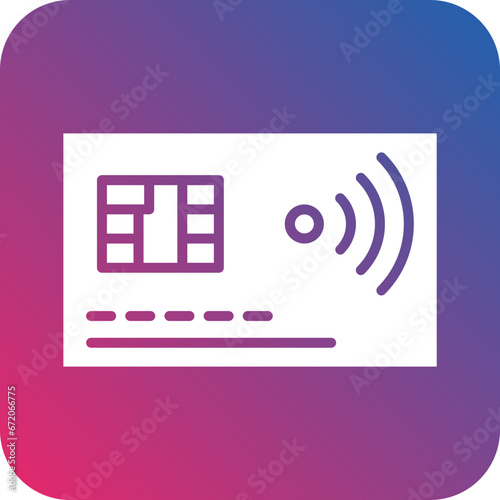 Electronic Credit Card Icon Style