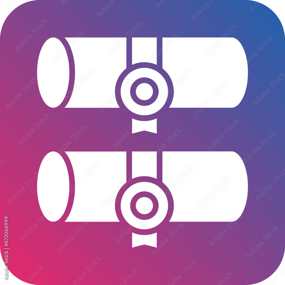 Double Degree Icon Style