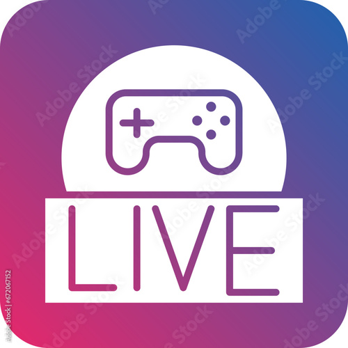 Live Gaming Icon Style