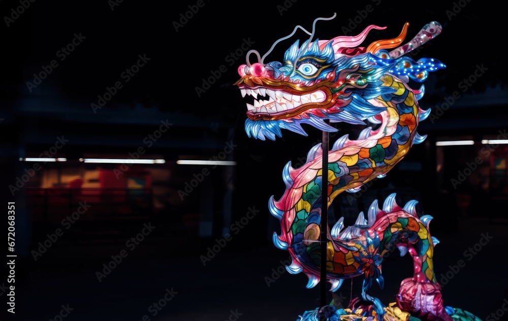Chinese dragon is the symbol of the Chinese New Year. Chinese dragon is the symbol of the Chinese New Year.