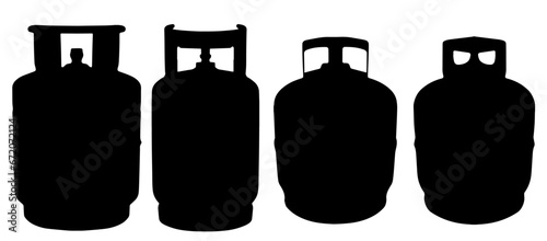 gas tank silhouettes collection
