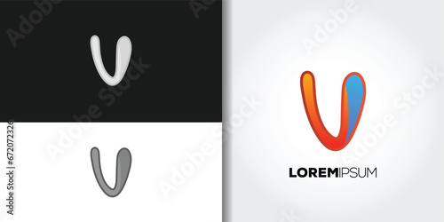 letter u logo