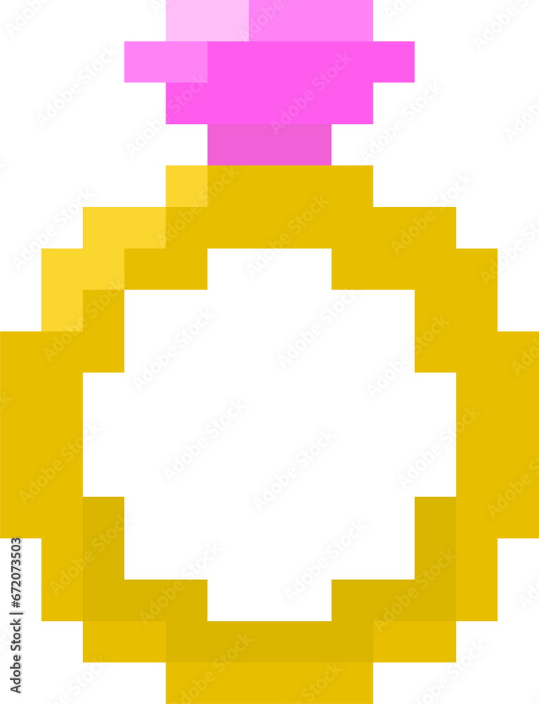 Fototapeta premium Pixel Art Ring