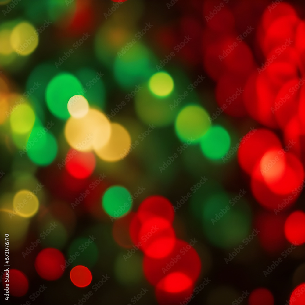 Blured chrismas background. Red and green glitter shiny bokeh. Bright red background with soft round bokeh lanterns. Chrismas lights bokeh. Blured chrismas background. Red and green glitter shiny bokeh. Bright red background with soft round bokeh lanterns. Chrismas lights bokeh.