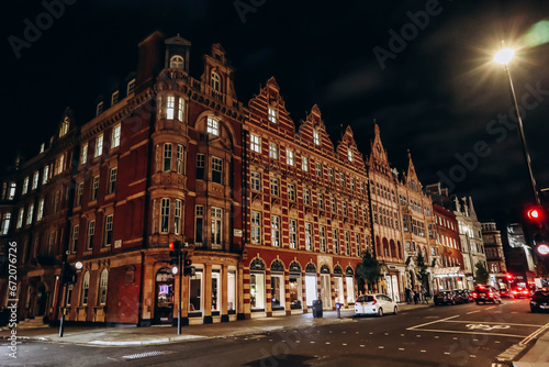 London, United Kingdom - September 25, 2023: beautiful Mayfair district in the West End of London, on an autumn warm day